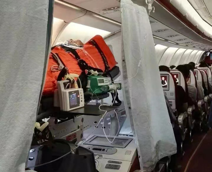 果洛跨国医疗包机、航空担架